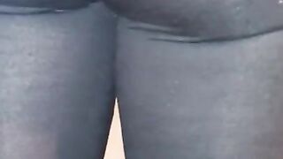 Step Mom Fuck and Cumshot on Leggings goes for Risky Fuck with Step Son