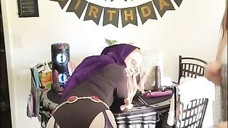 Raven's Birthday Spankings: a Gift from Starfire