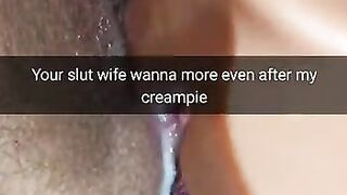 Cheating wife get breeding creampie,but still wanna more sex