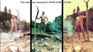 shameless nudist triptych - my shtick