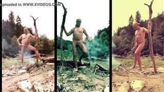 shameless nudist triptych - my shtick