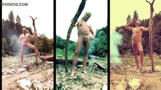 shameless nudist triptych - my shtick