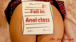 Spanking a Student for Failing at Anal Class