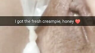 I bring a fresh creampie to home for you hubby! - Milky Mari