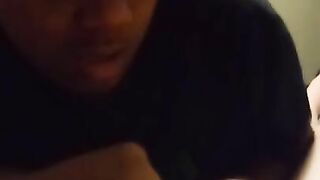 Ex Ebony Girlfriend Swallowing