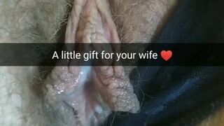 Stranger cums on my wife’s pussy! She brings this home afterwards!