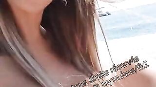 Littleangel84 - Public Beach Masturbation with FK2! S04E02