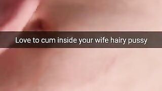 I Love to Cumming inside your Cheating Wife Fertile Pussy! - Cuckold Captions Snapchat