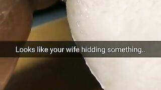 Pregnant wife hide cheating creampies and used condoms!