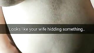 Pregnant wife hide cheating creampies and used condoms!