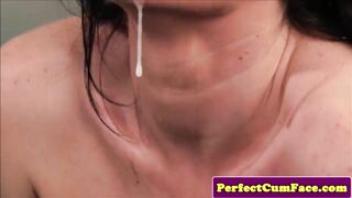 Thick cum facial compilation