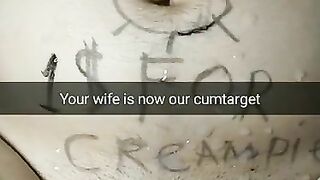 Your wife now is public cum dump and cumtarget! -Milky Mari