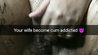 Wife become cum addicted ruined slut for creampies!