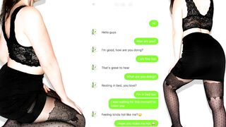 Sexting with a Pornhub Fan - his Delicious Cock Drives me Crazy