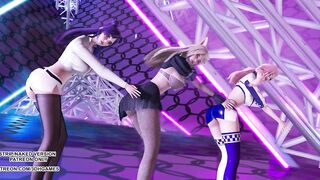 [MMD] Twice - Breakthrough Ahri Kaisa Seraphine League of Legends KDA Sexy Kpop Dance 4K 60FPS