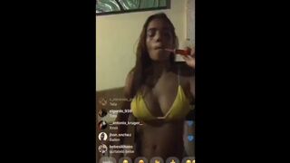 Instagram live and shows everything