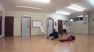 mature wheelchair dancing