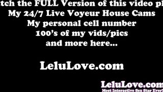 Live cam girl masturbates to big vibrator orgasm then naked dirty talk JOI & chit chat - Lelu Love