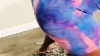 Thick Ebony Twerks BIG ASS