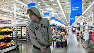 Straight Jock lost a bet and had to jet off in the supermarket