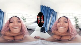 Vrlatina - Big Boobs Latina Riding Creampie VR