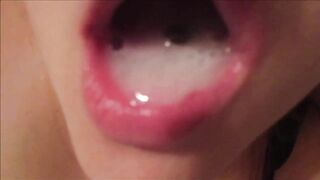 Hot Wife Giving Prostate Milking Blowjob Swallowing It All