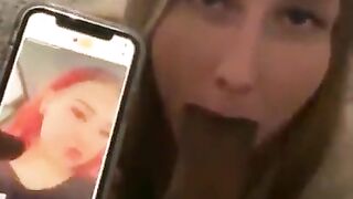 Tinder girl suck on bbc