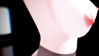 【MMD】(Nude+Pantyhose) Kazuzo Tokizaki Lupin【R-18】