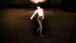 【MMD】(Nude+Pantyhose) Kazuzo Tokizaki Lamb【R-18】