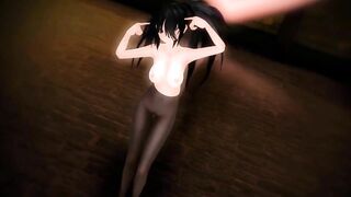 【MMD】(Nude+Pantyhose) Kazuzo Tokizaki Lamb【R-18】