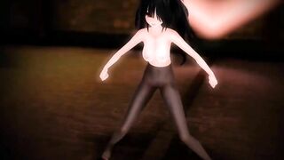 【MMD】(Nude+Pantyhose) Kazuzo Tokizaki Lamb【R-18】