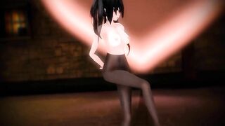 【MMD】(Nude+Pantyhose) Kazuzo Tokizaki Lamb【R-18】