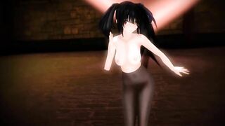 【MMD】(Nude+Pantyhose) Kazuzo Tokizaki Lamb【R-18】