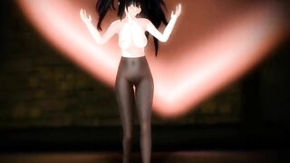 【MMD】(Nude+Pantyhose) Kazuzo Tokizaki Lamb【R-18】