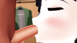 【SEX-MMD】Kitakami blowjob【No sound】【R-18】