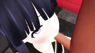 【SEX-MMD】Kitakami blowjob【No sound】【R-18】