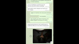 Mensajes de Whatsapp engaño a mi Novia en una Fiesta