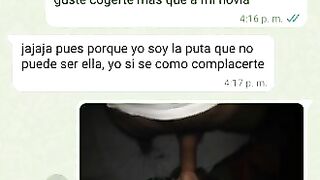 Mensajes de Whatsapp engaño a mi Novia en una Fiesta