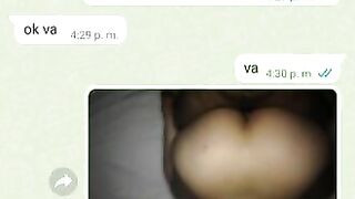 Mensajes de Whatsapp engaño a mi Novia en una Fiesta