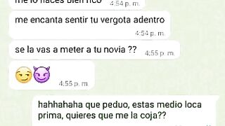 Mensajes de Whatsapp engaño a mi Novia en una Fiesta