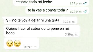 Mensajes de Whatsapp engaño a mi Novia en una Fiesta