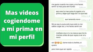 Mensajes de Whatsapp Me Chupa el Pito antes de ver a su Novio