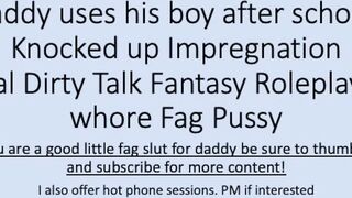 Daddy uses his boy after school. (Dirty Talk Roleplay Verbal Fantasy)