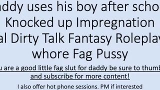 Daddy uses his boy after school. (Dirty Talk Roleplay Verbal Fantasy)