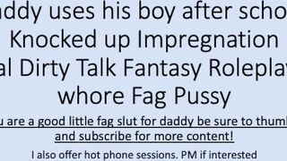 Daddy uses his boy after school. (Dirty Talk Roleplay Verbal Fantasy)