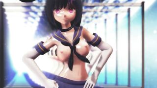 【MMD】Kaat - Cant feel my face【1080p 60fps】【R-18】