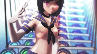 【MMD】Kaat - Cant feel my face【1080p 60fps】【R-18】