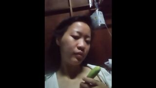 asian homemade playing solo 10