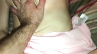 daddy cums in my ass for the first time