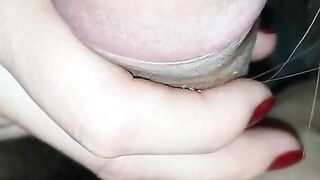 OVERFLOWED with DRIPPING TRIPLE Cum !! Unstable SQUIRTING Orgasm